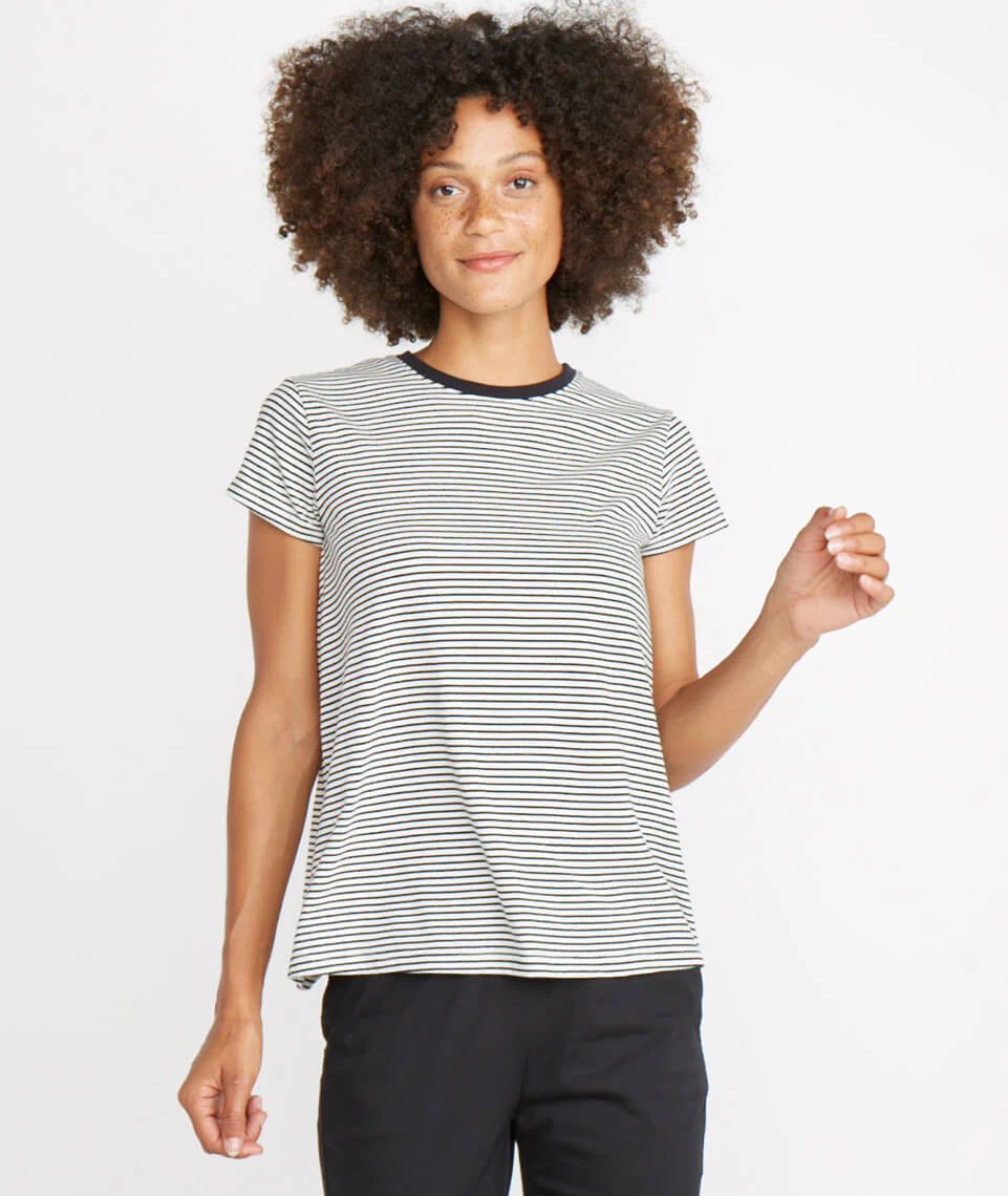 Swing Crew in Black and White Stripe