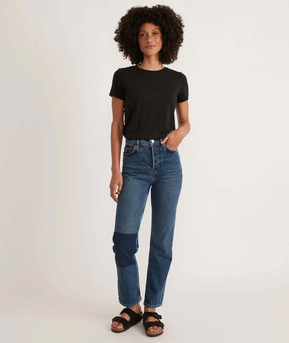 Classic Crew Tee in Black