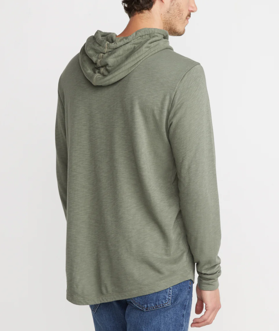 Double Knit Hoodie in Faded Thyme