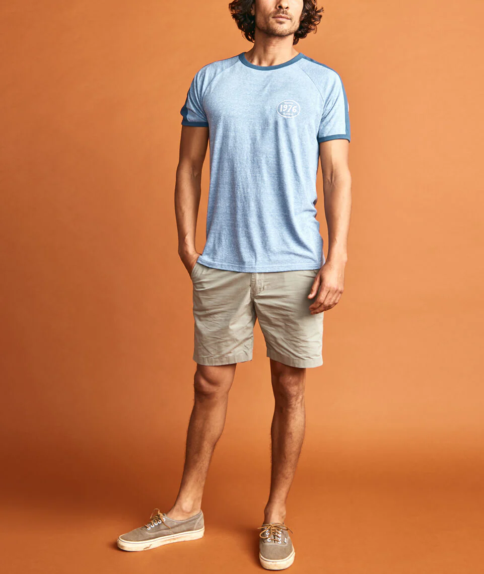 ML x L&F Pelican Raglan Crew in Vintage Peri