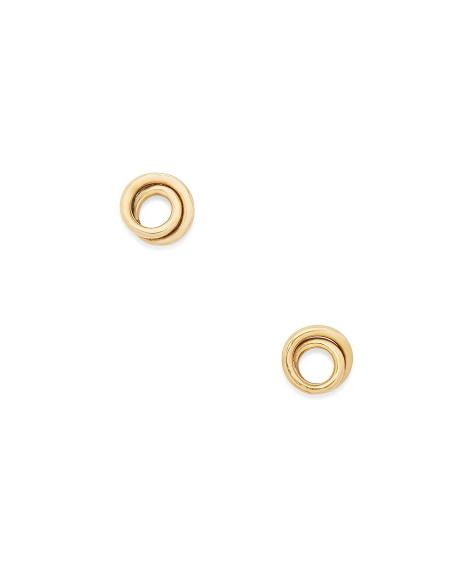 Soko Linea Studs in Brass