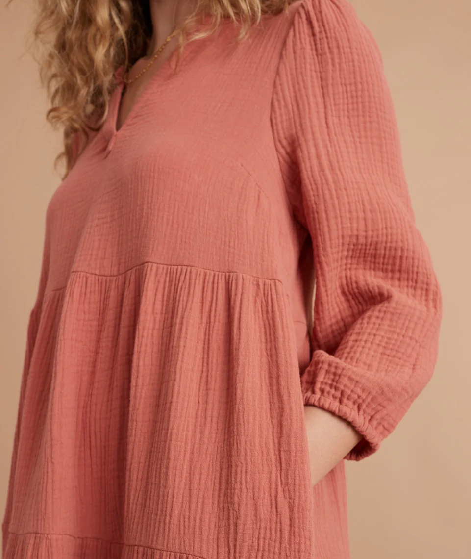 Annabella Maxi Dress in Rosewood