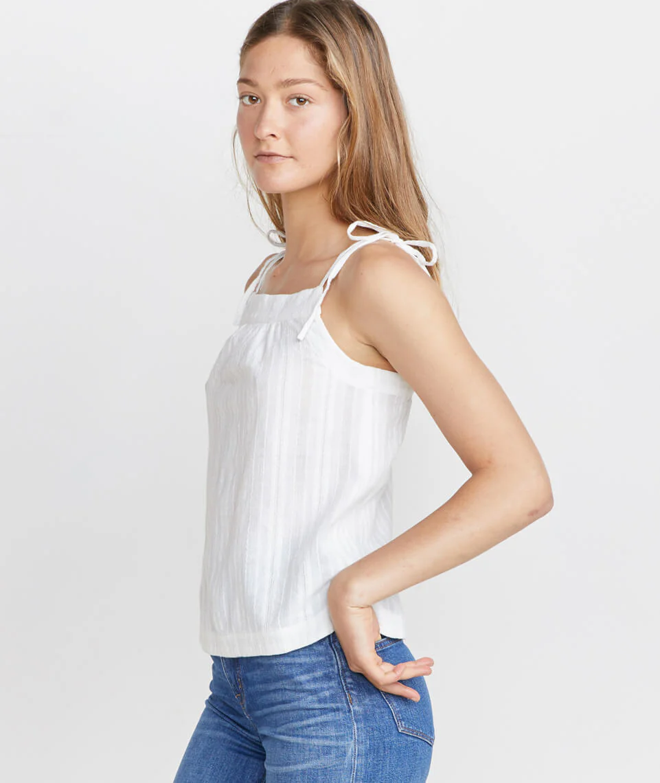 Catherine Tank in Ivory