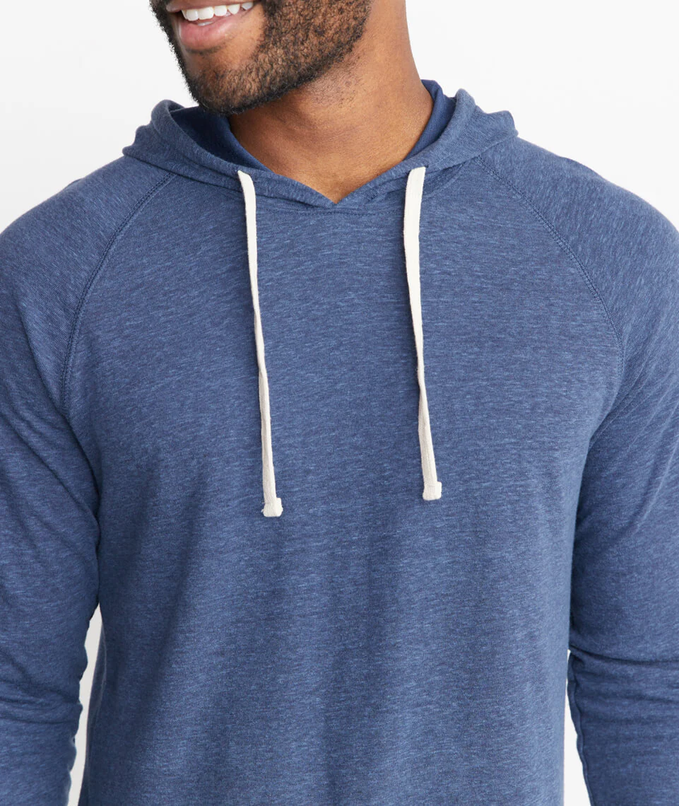 Double Knit Hoodie in Dark Navy