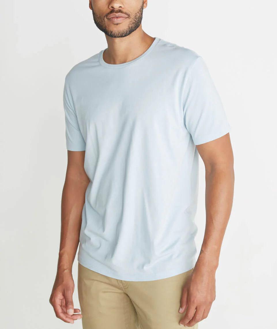 Signature Crewneck in Carolina Blue