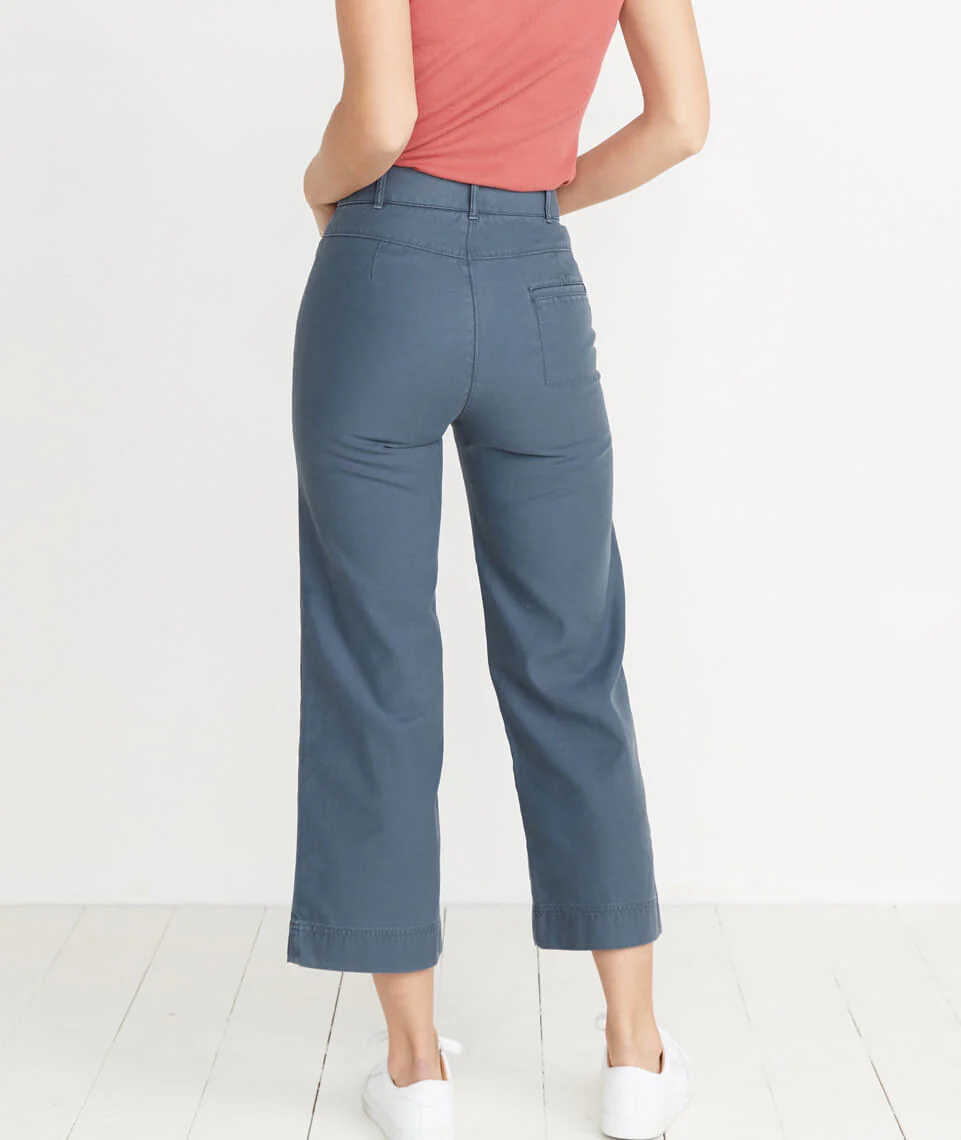 Bridget Wide Leg Pant in Ink