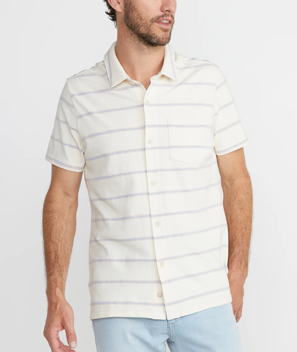 Oakdale Short Sleeve Pique Button Down