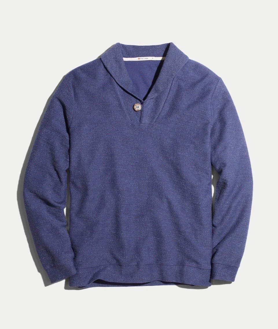 Davis Shawlneck in Deep Denim