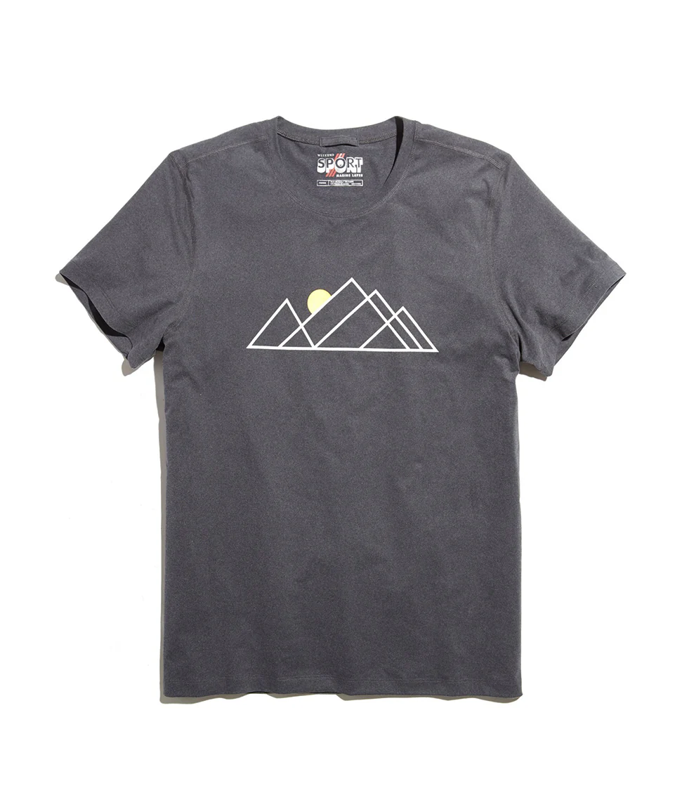 Sport Crew in Jet Black Heather