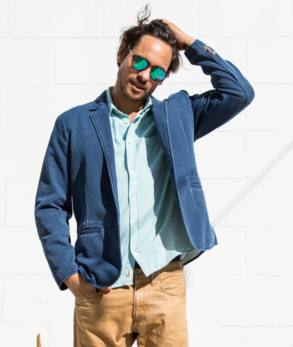 Gooding Indigo Blazer