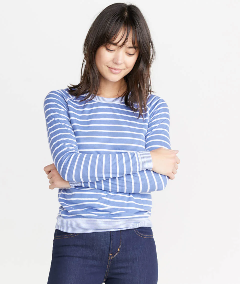 Radley Reversible Raglan in Marlin/White