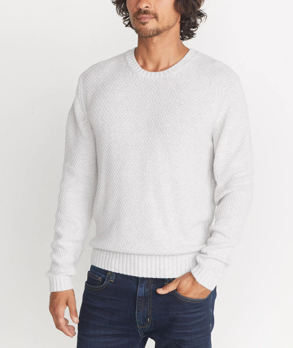 Prescott Sweater in Light Heather