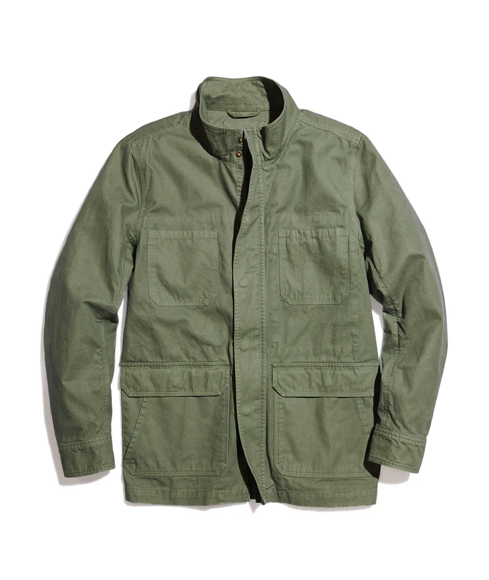 Hoover Utility Jacket in Faded Olive