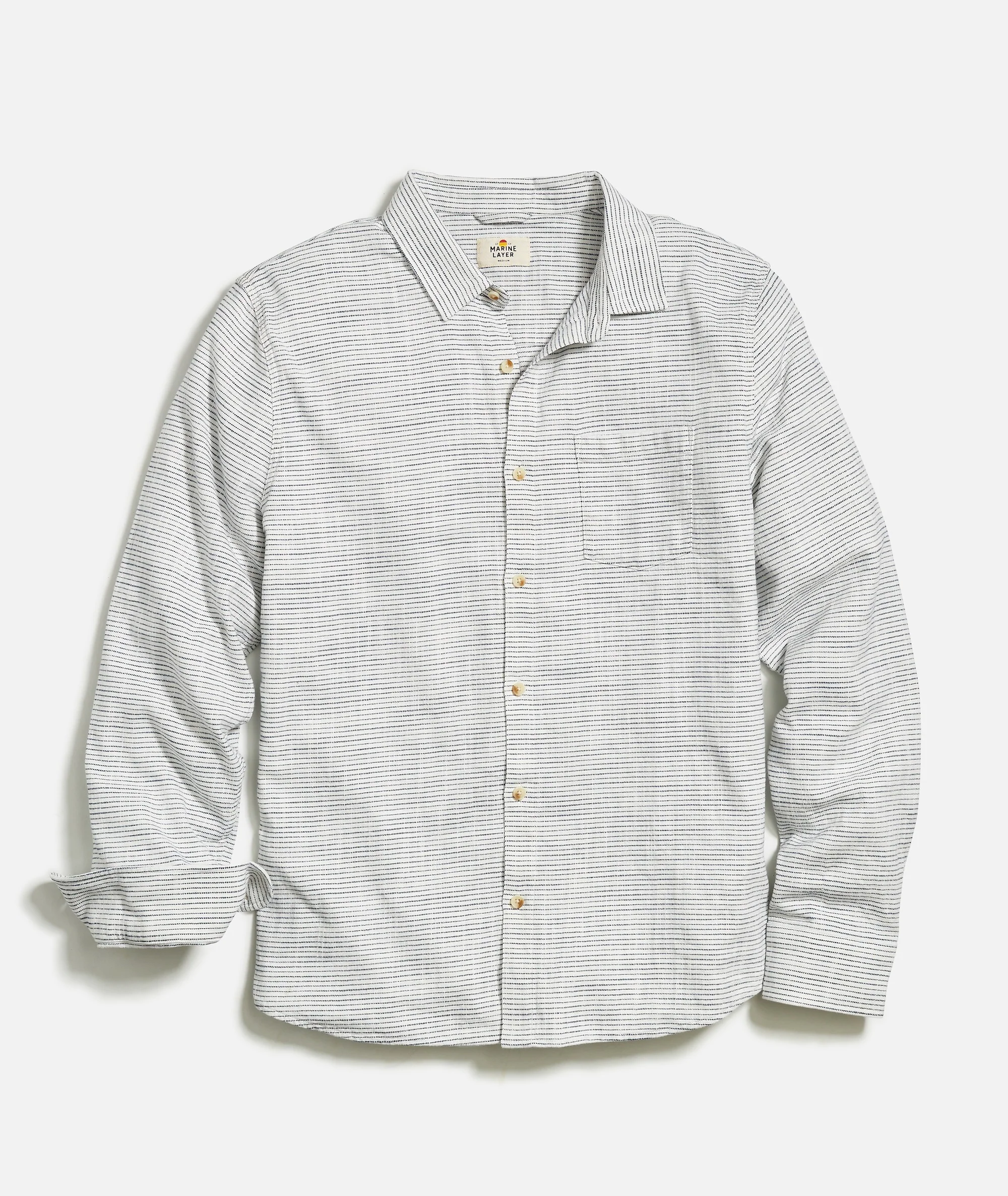 Stretch Selvage Long Sleeve Shirt