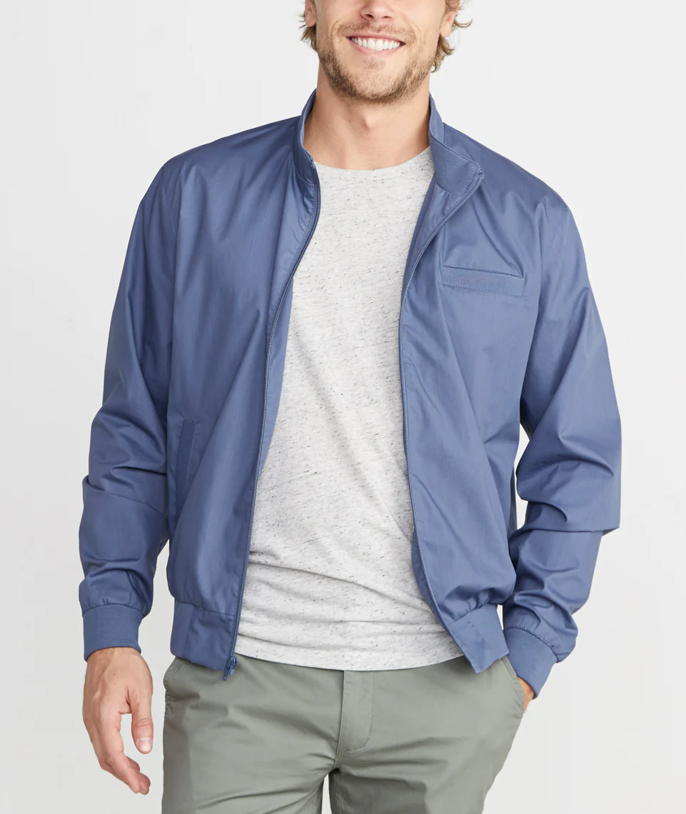 Carlsbad Windbreaker in Faded Indigo
