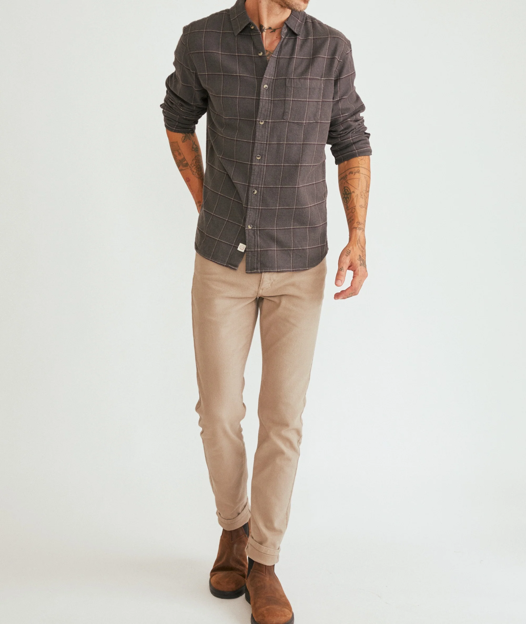 Classic Fit Balboa Stretch Button Down