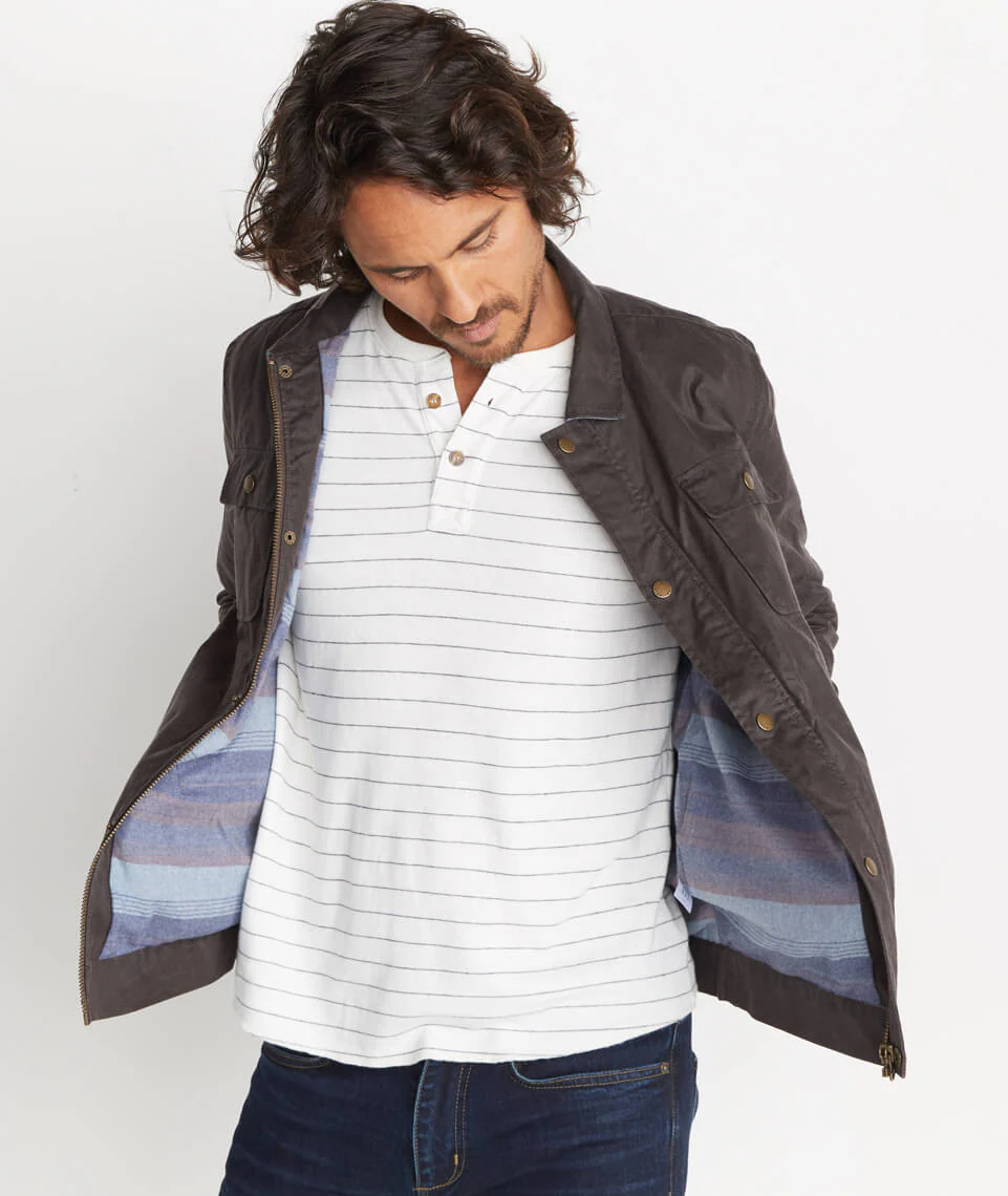 Wax Field Jacket in Oakland Brown