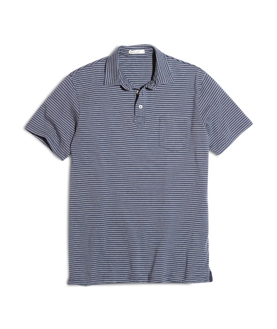 Marco Polo in Navy Stripe