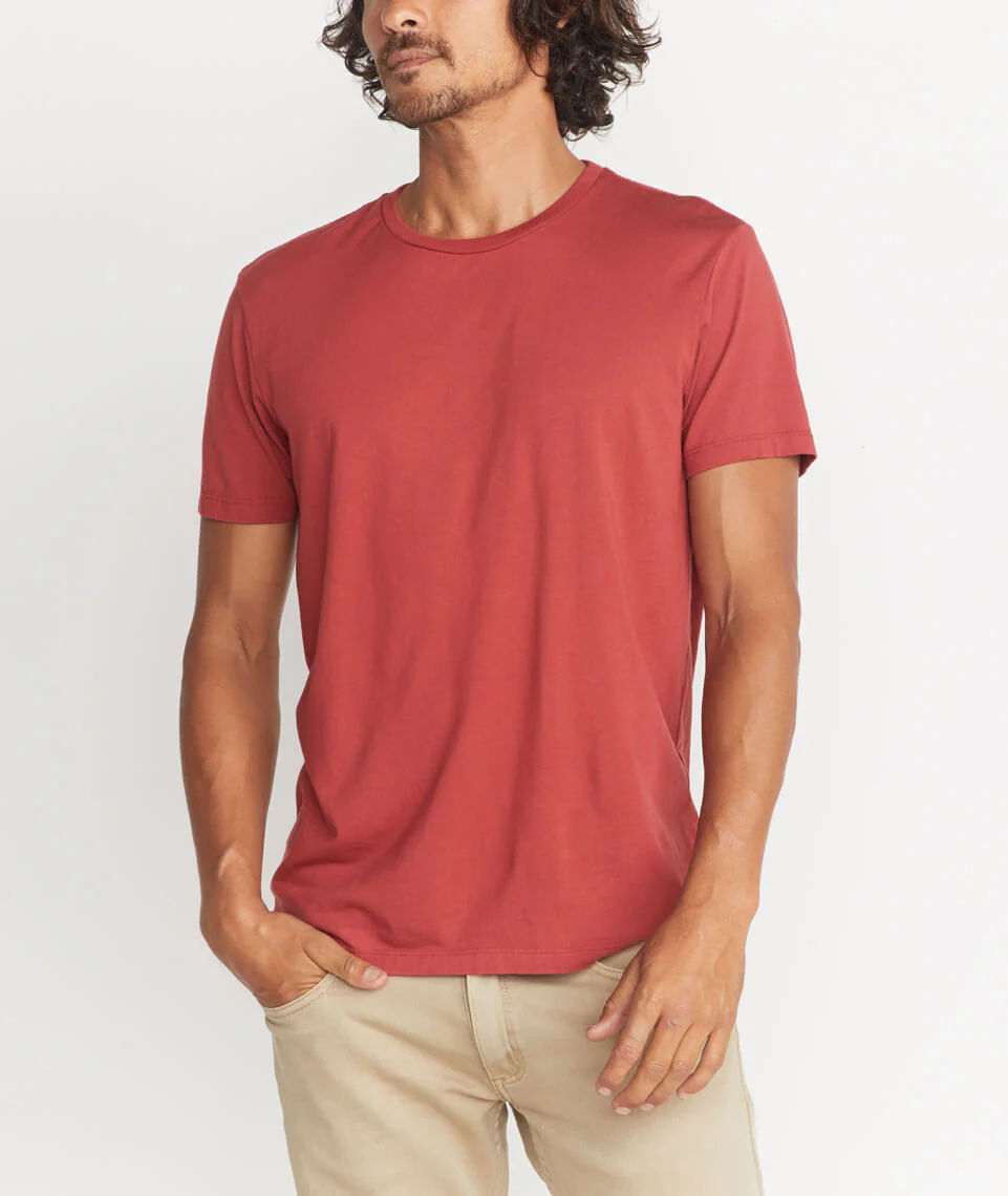 Signature Crewneck in Rosewood