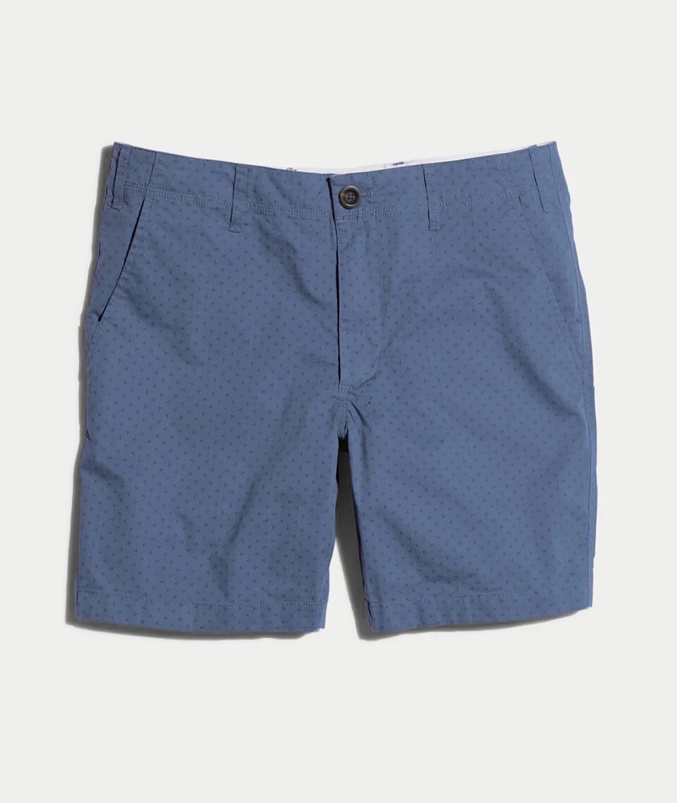 Walk Short in Vintage Indigo Print