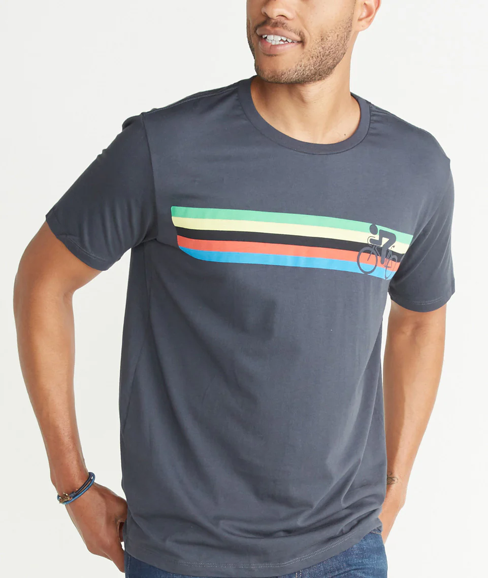 Cycle Stripes Graphic Tee