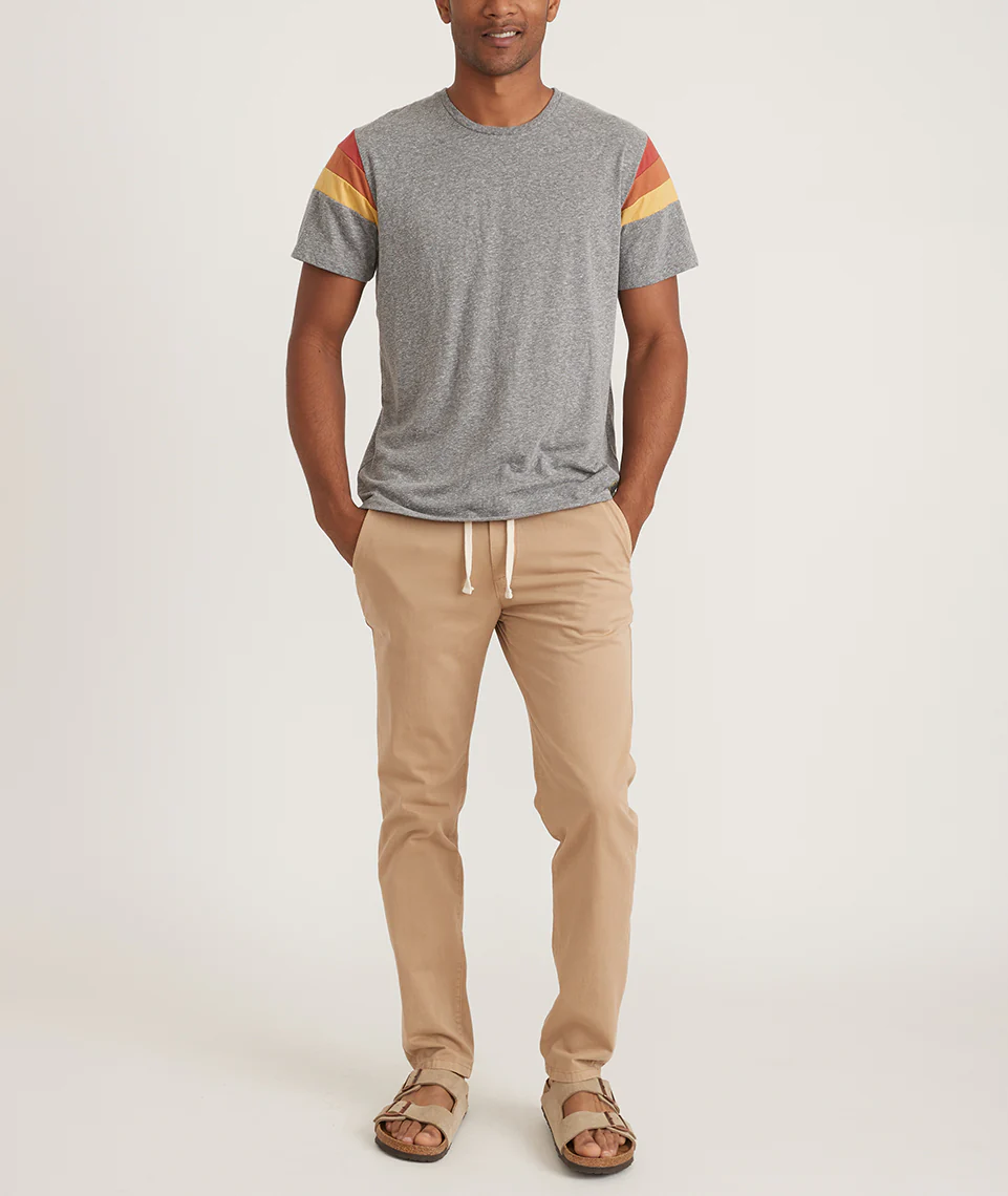 Banks Tee in Heather Grey