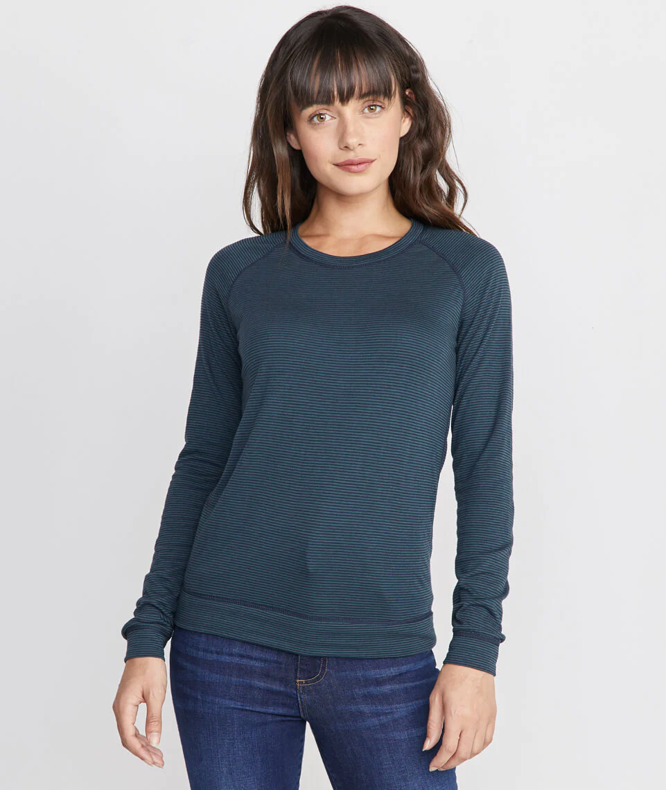 Reversible Raglan in Pine Grove/Navy