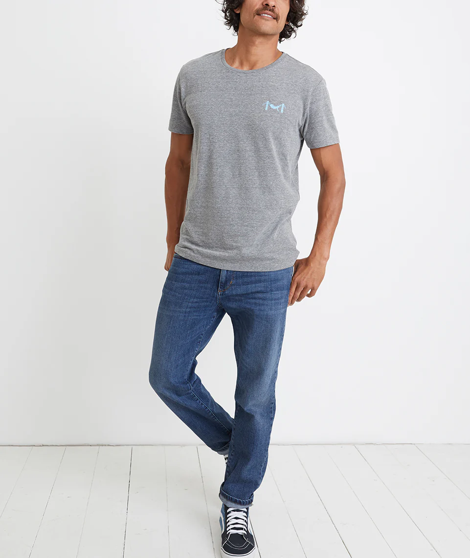 Hammock Tee in Heather Grey