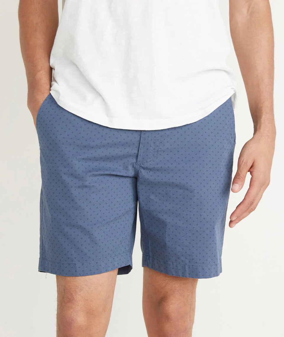 Walk Short in Vintage Indigo Print