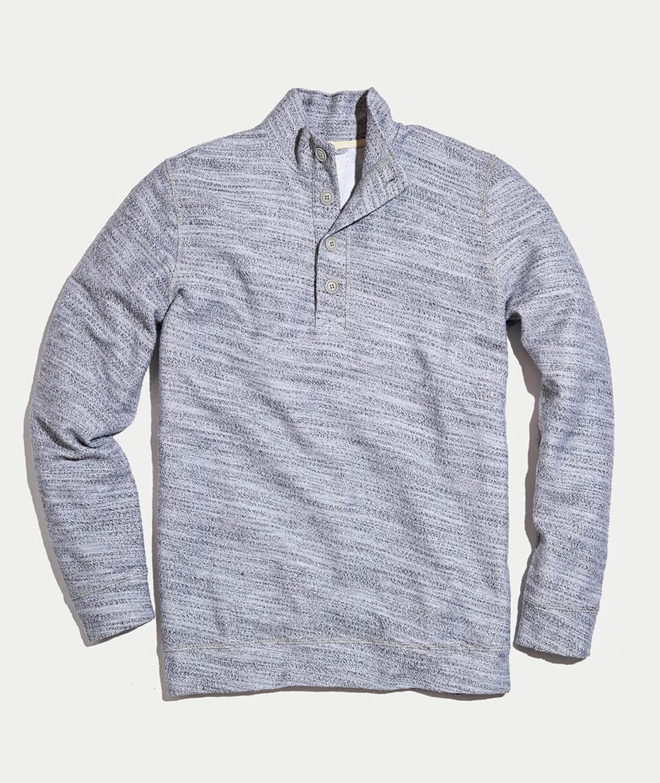 Clayton Pullover in Heather Grey