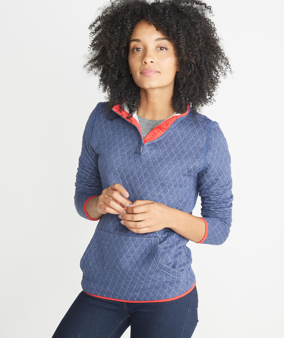 Reversible Lady Corbet in Ecru/Navy