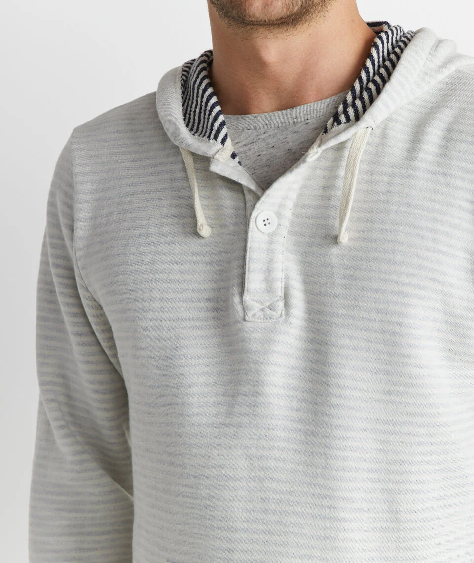 Beach Hoodie in Blue Stripe