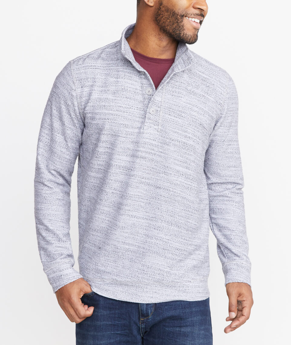 Clayton Pullover in Heather Grey