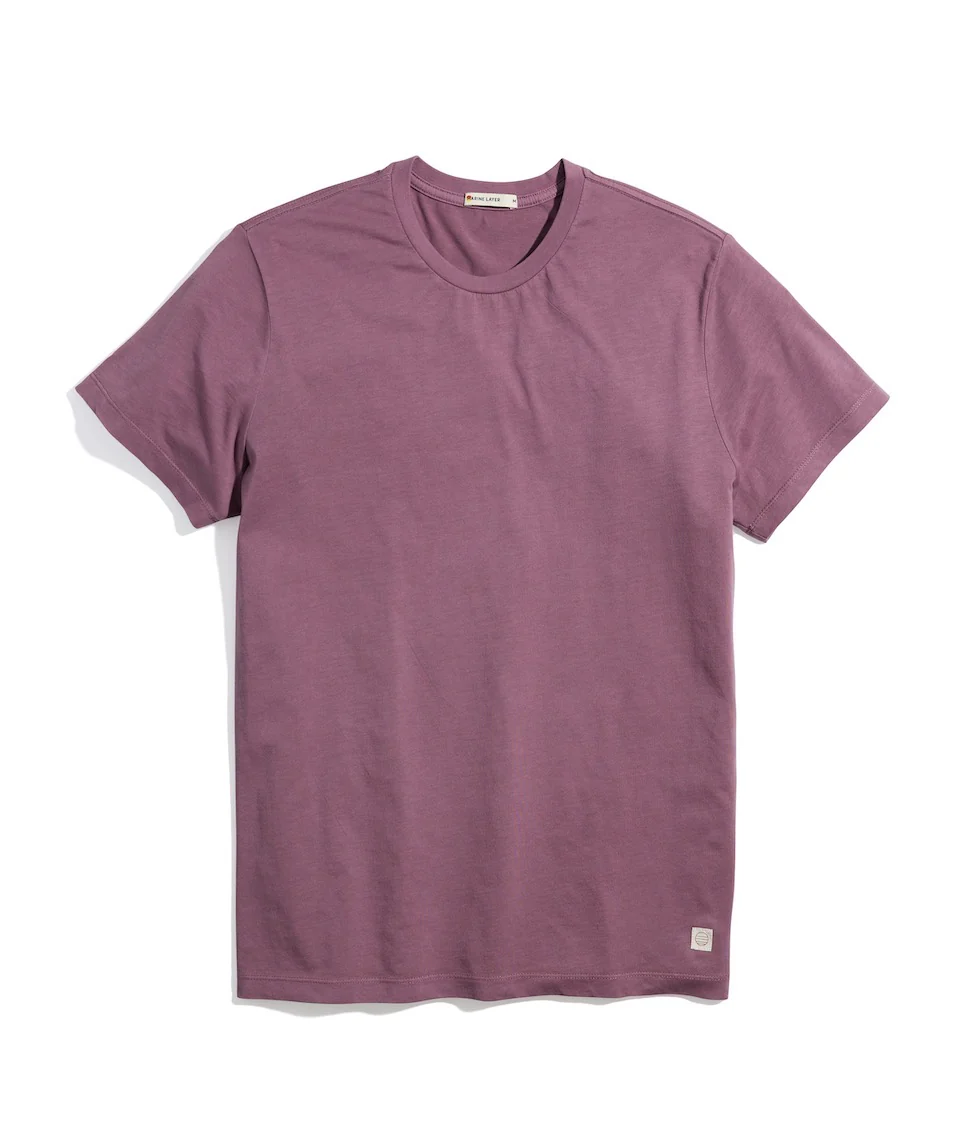 Signature Crew Tee in Tulipwood