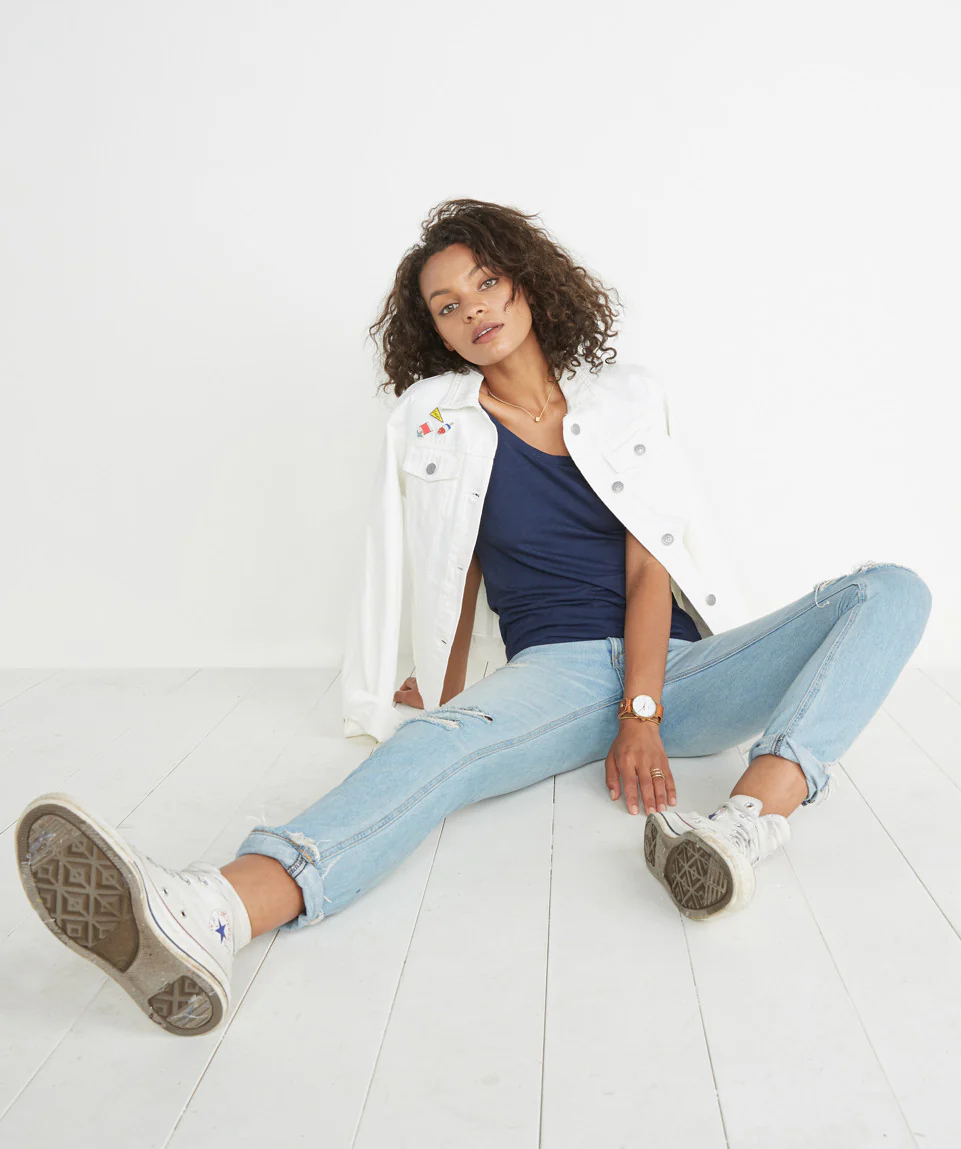 Slub U-Neck - Mood Indigo