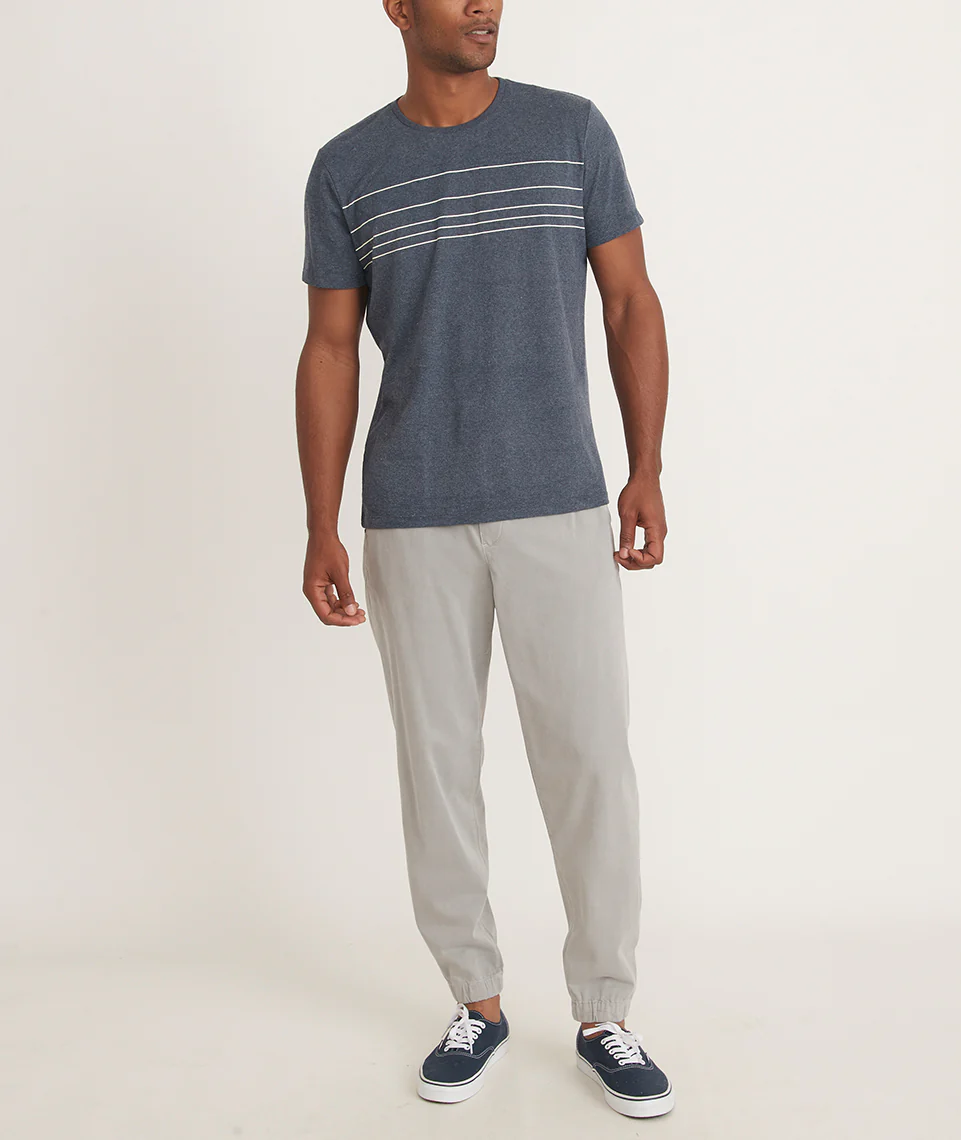 Re-Spun Graphic Tee in Blue Nights