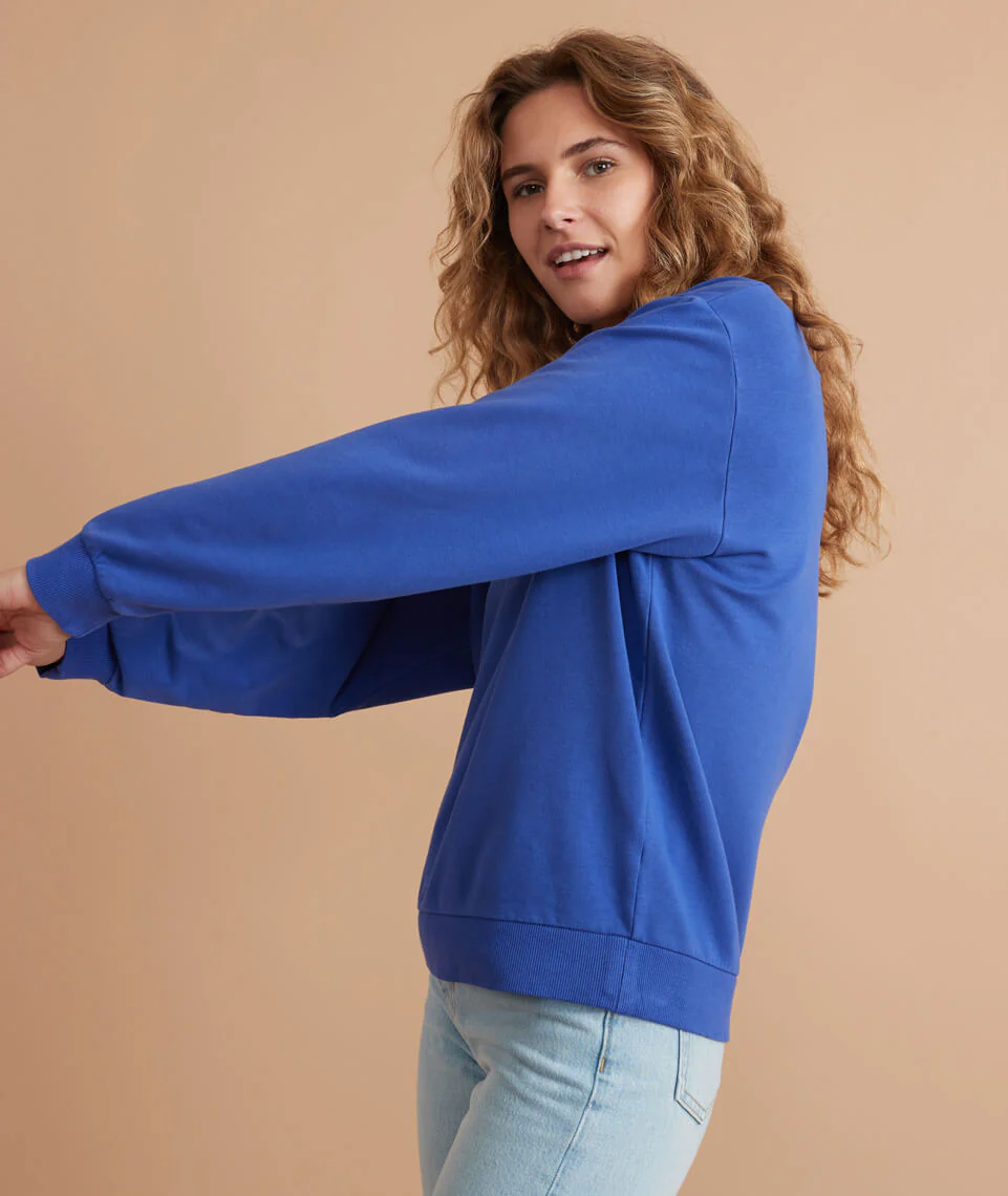 Sundown Oversized Sweatshirt in Spectrum Blue