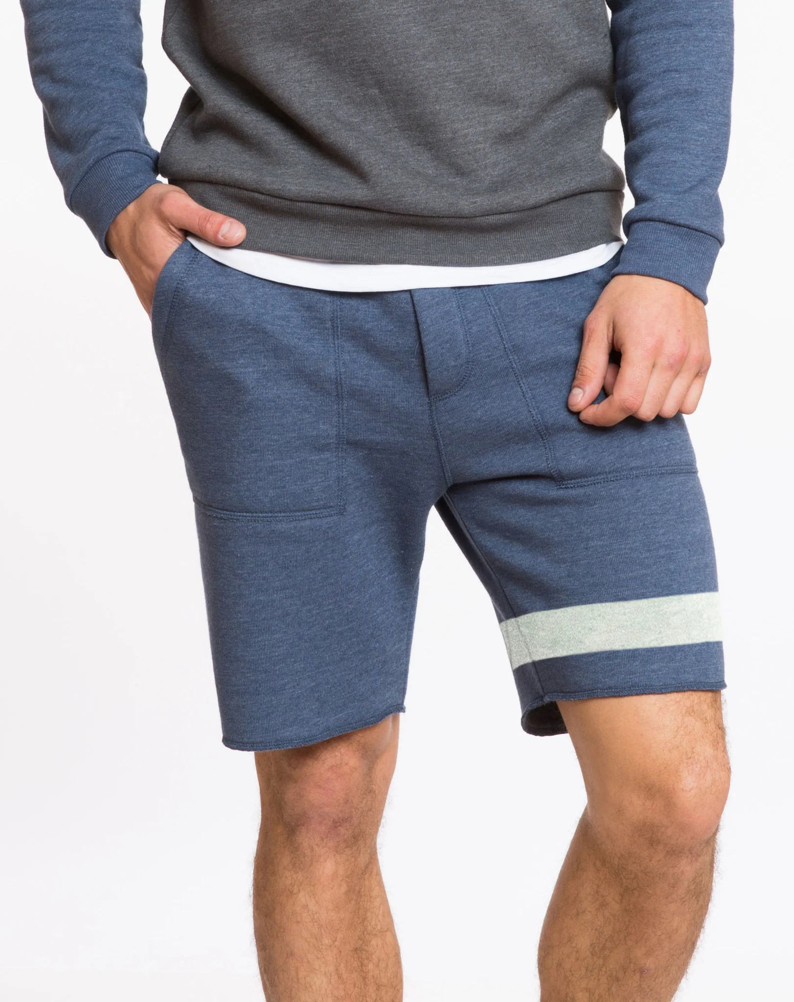 Jogger Shorts - Faded Navy