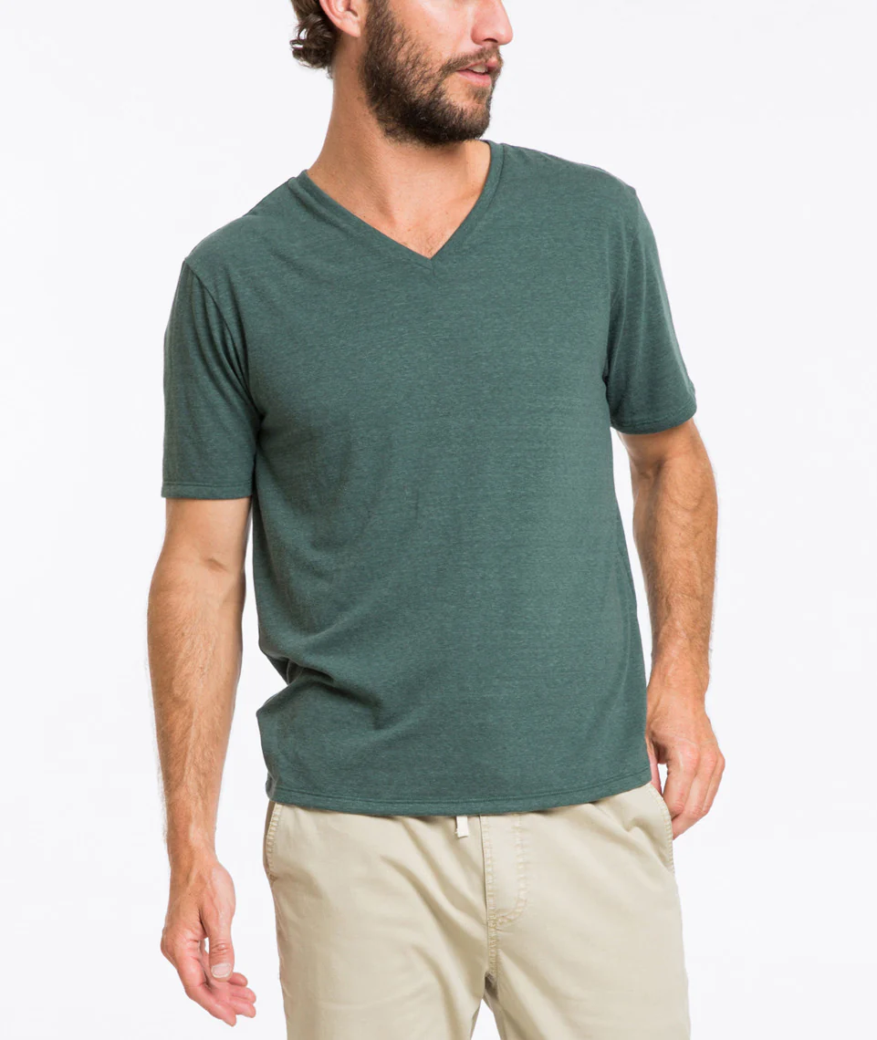 Tri-Blend V-neck - Pine Grove