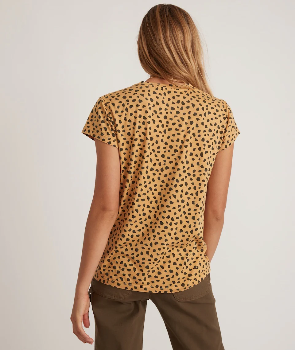 Swing Crew Tee in Cheetah