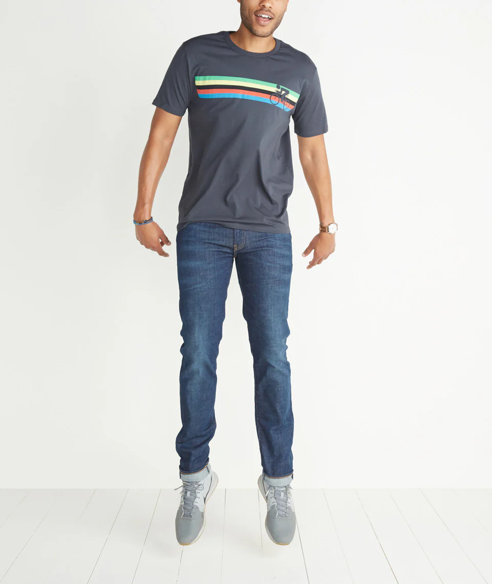 Cycle Stripes Graphic Tee
