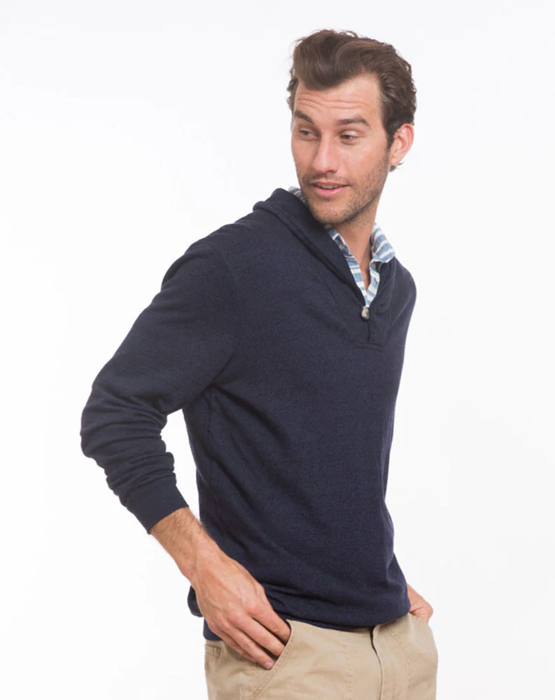 Renegade Tencel Terry Shawlneck - Indigo