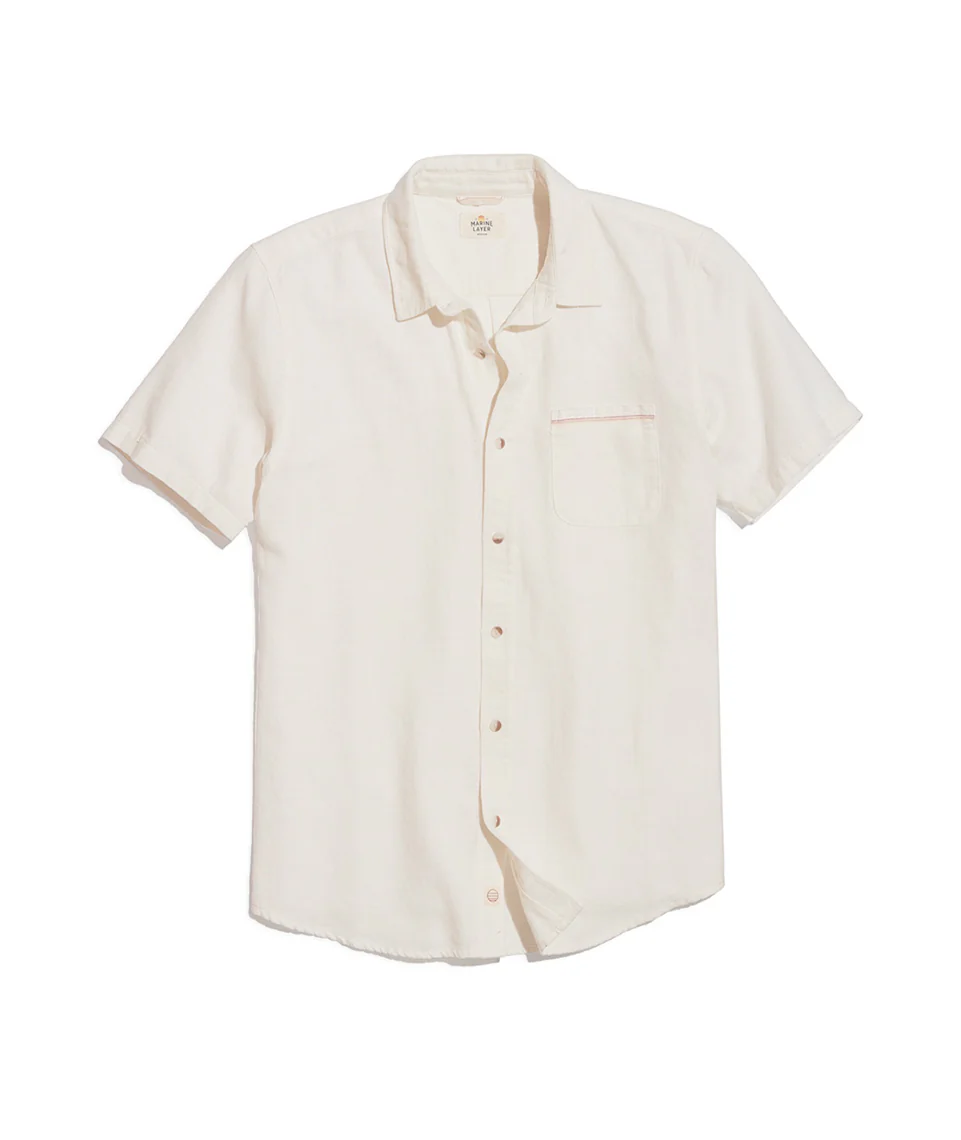 Lance Button Down in Natural