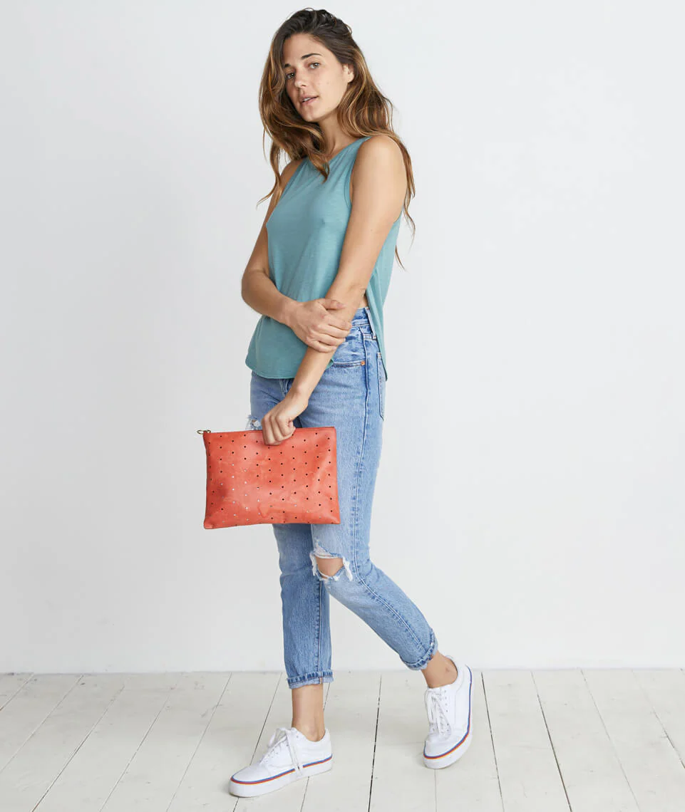 Side Tulip Tank in Surf Green