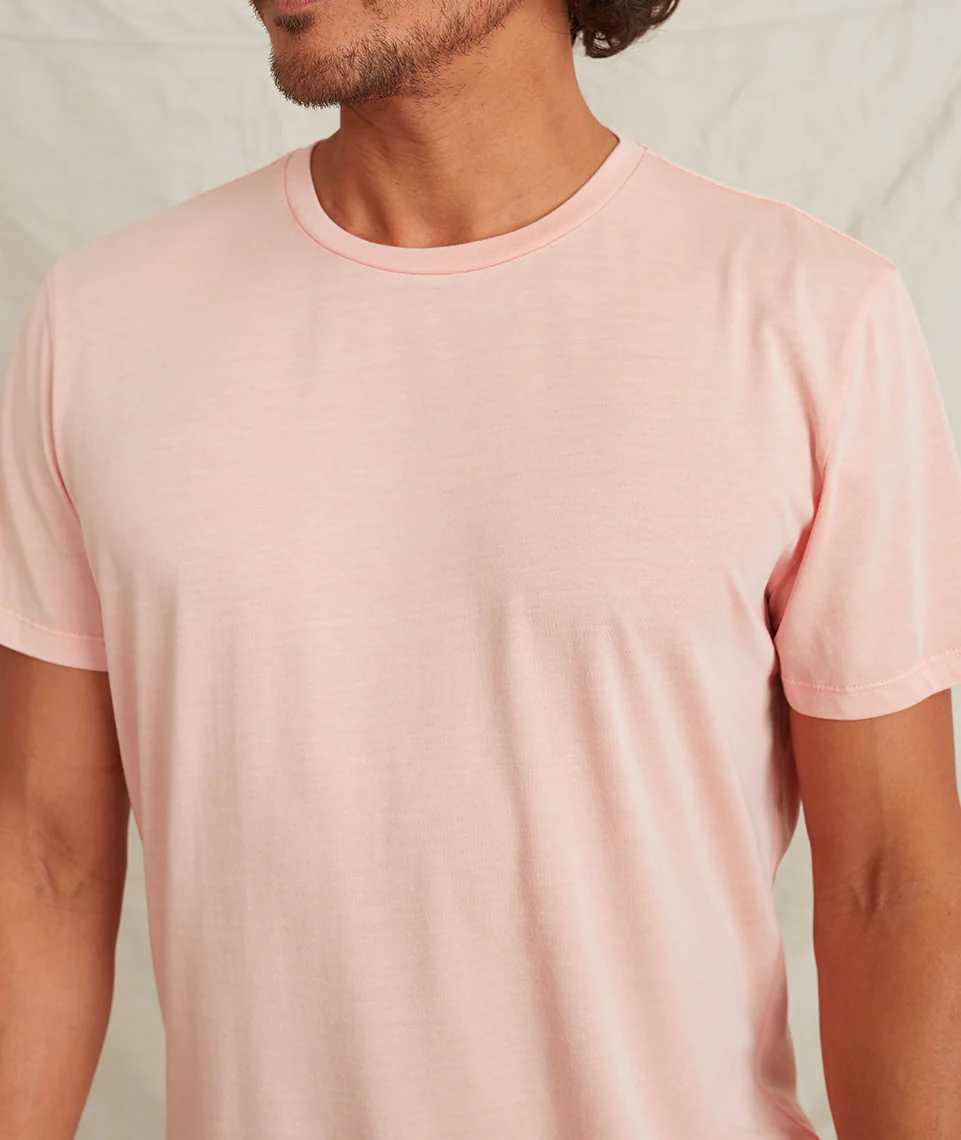 Signature Crewneck in Soft Peach