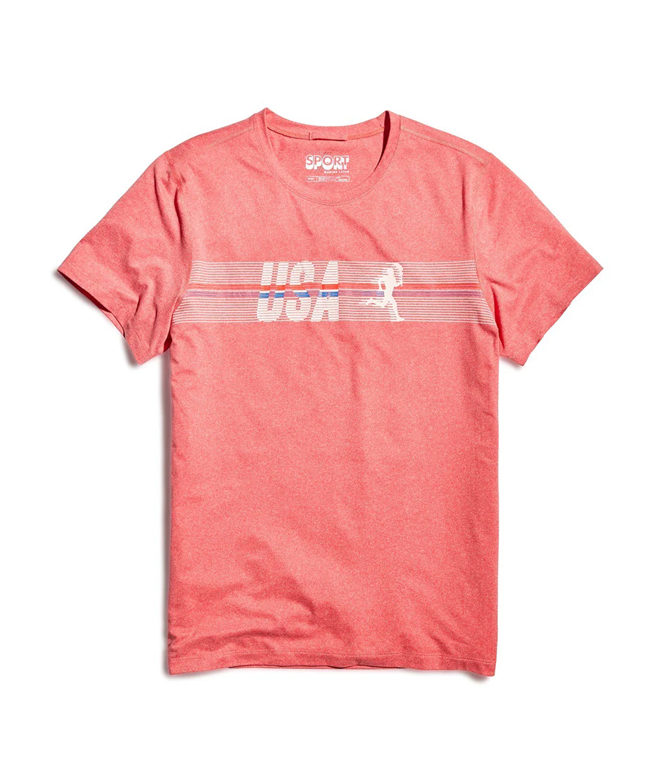 Sport Crew in Red Heather