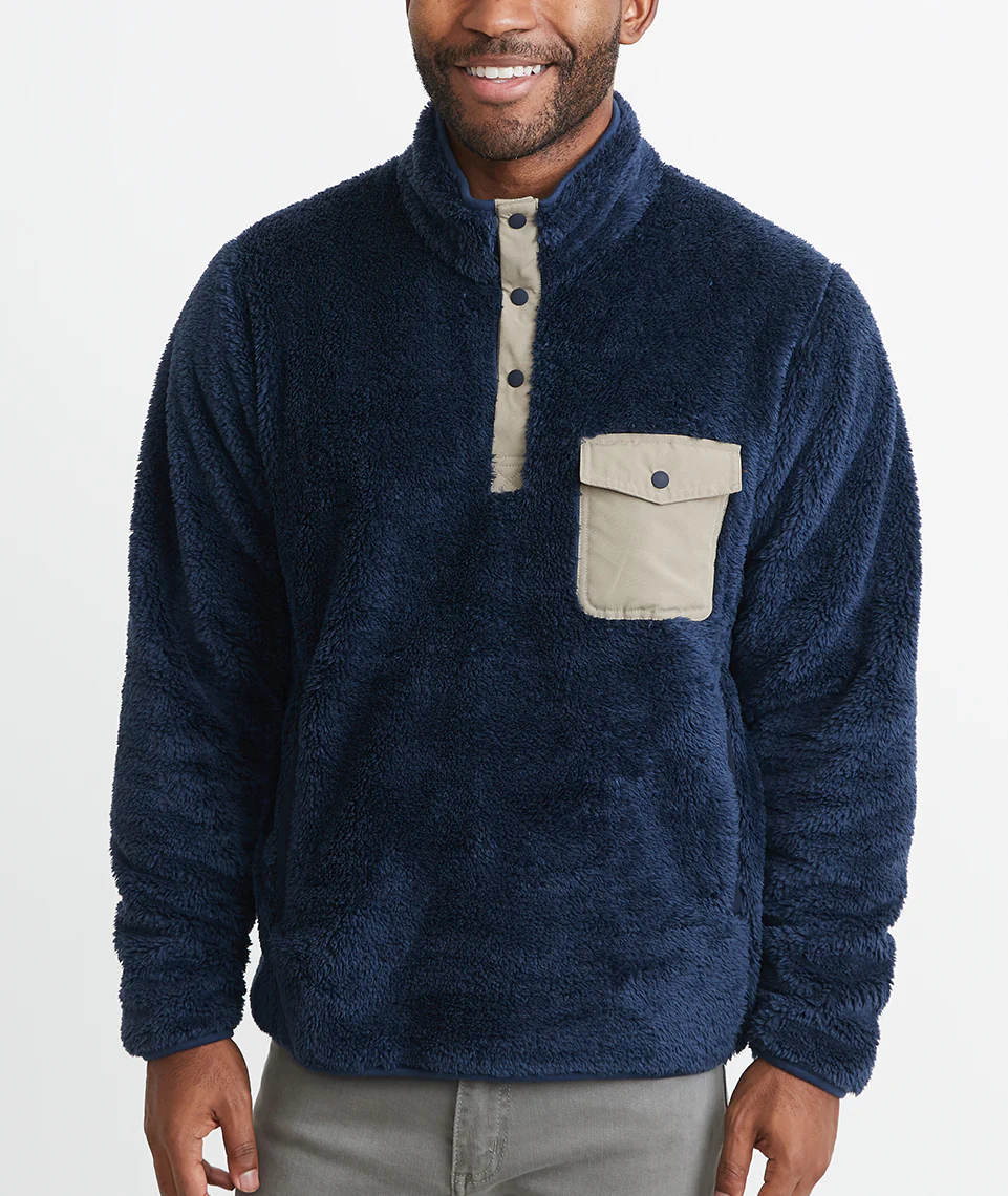 Re-Spun Sherpa Corbet in Black Iris