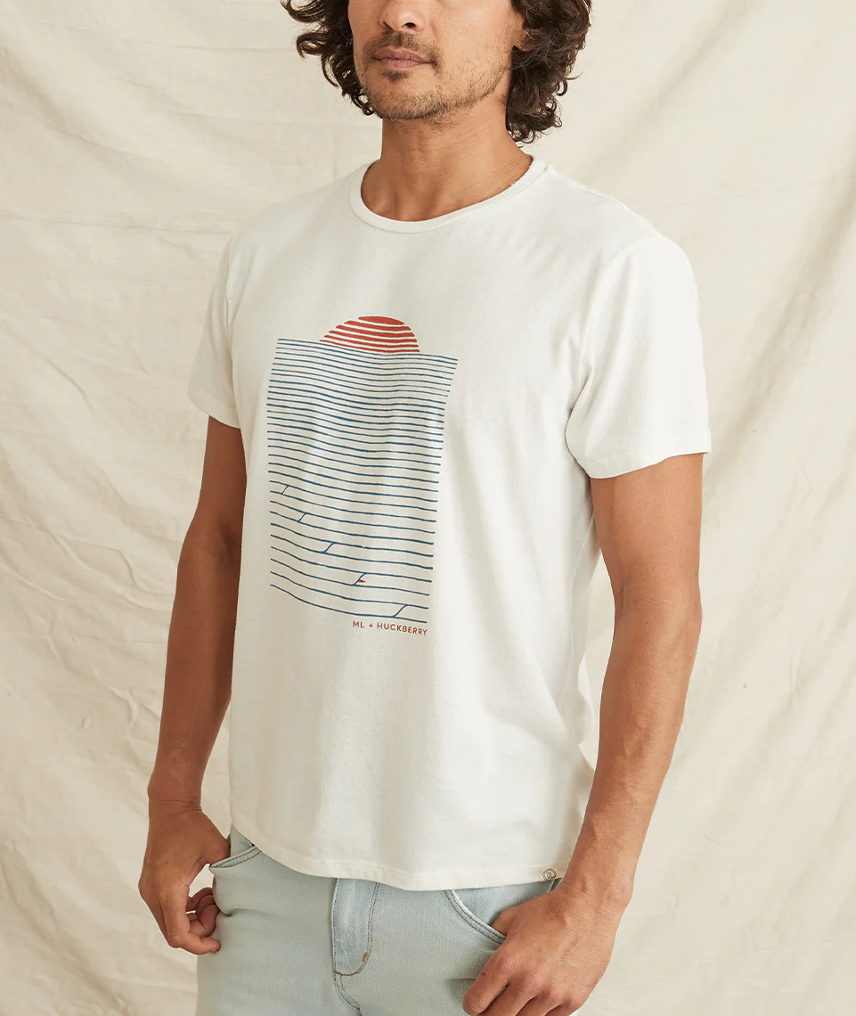 Re-Spun Huckberry Tee in Natural