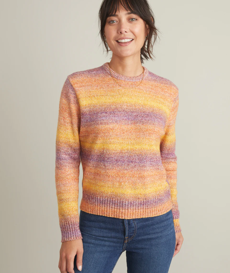 Kora Crewneck Sweater in Warm Spacedye