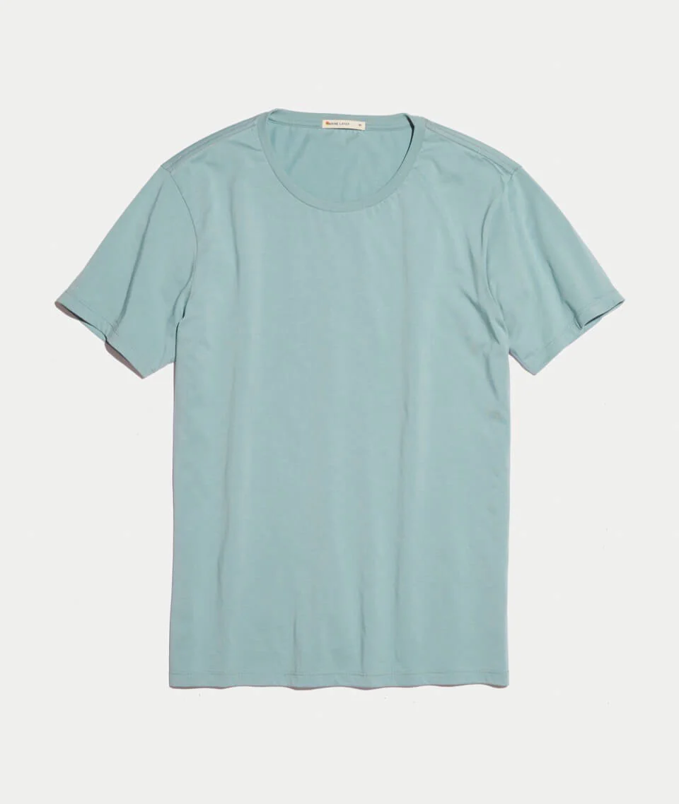 Signature Crewneck in Faded Teal